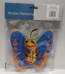 Anthropomorphic Butterfly Shape Outdoor Window Thermometer Suction Cup Mounted. Fixed Price $15.99.