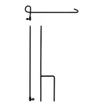 Garden Flag Stand 3 Piece Set. Fixed Price $15.00.