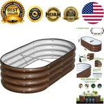 Galvanized Raised Garden Bed 4X2X1FT - Durable Metal Planter Box For Your. Fixed Price $44.99.
