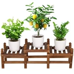 Tovacu Wood Plant Stand Indoor Outdoor Flower Shelf Window Display Rack. Fixed Price $47.11.