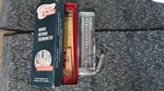 Chaney Tru Temp Indoor Outdoor Thermometer Nib With Documents Magnifying Case. Fixed Price $24.99.
