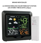 La Crosse L78571 Wireless Color Forecast Station W/ Atomic Time & Date - New. Fixed Price $53.99.